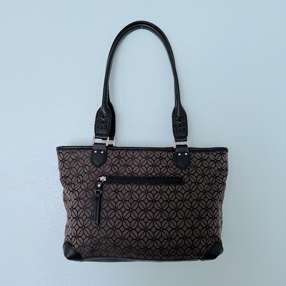 Rosetti Gray & Black Jacquard Janet Double Handle Shopper - Picture 2 of 3